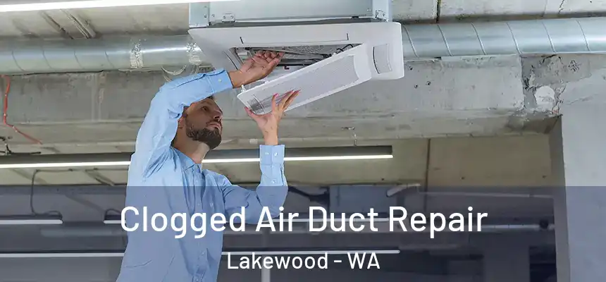  Clogged Air Duct Repair Lakewood - WA